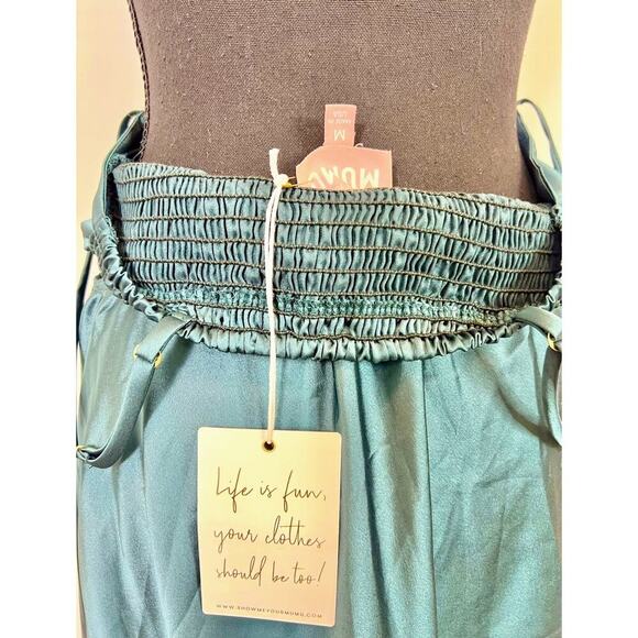 Show Me Your Mumu Codie Cut Out Dress in Jade Medium Pullover Sleeveless Cutout - Picture 6 of 8